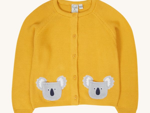 Frugi Patsy Pocket Cardigan - Koala
