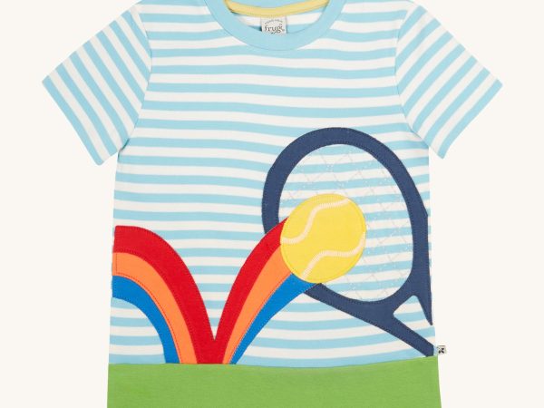 Frugi Penryn Panel T-Shirt - Tennis
