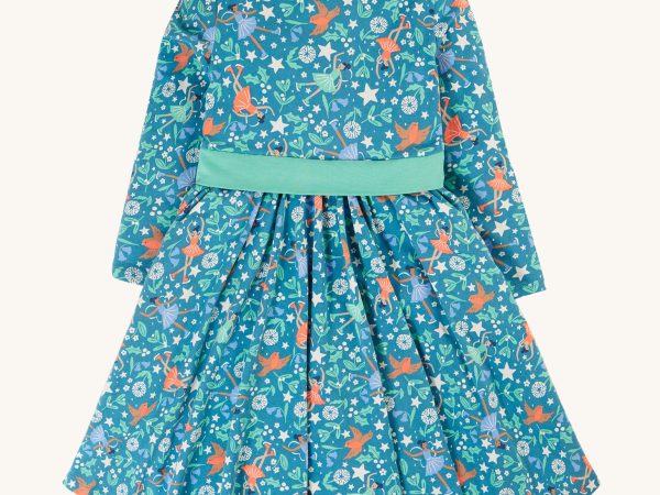 Frugi Party Skater Dress - Enchanted Forest