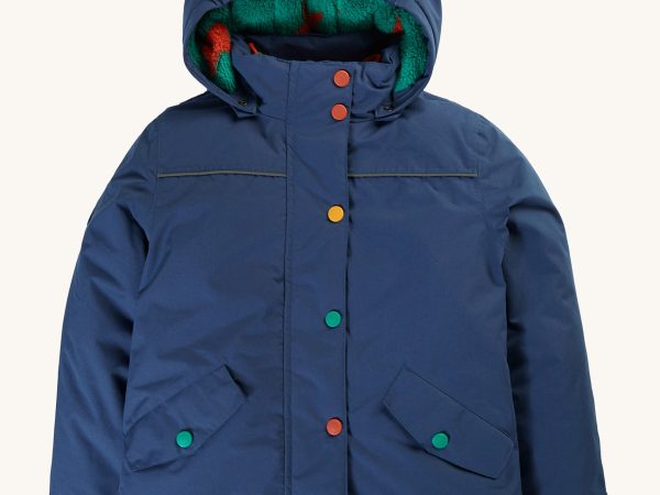 Frugi Rambler 3 in 1 Coat - Bonfire Stars/Navy Blue