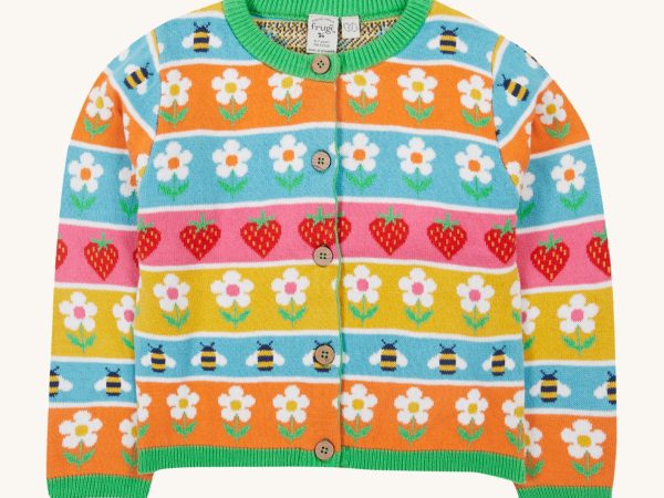 Frugi Robyn Fairisle Cardigan - Daisy