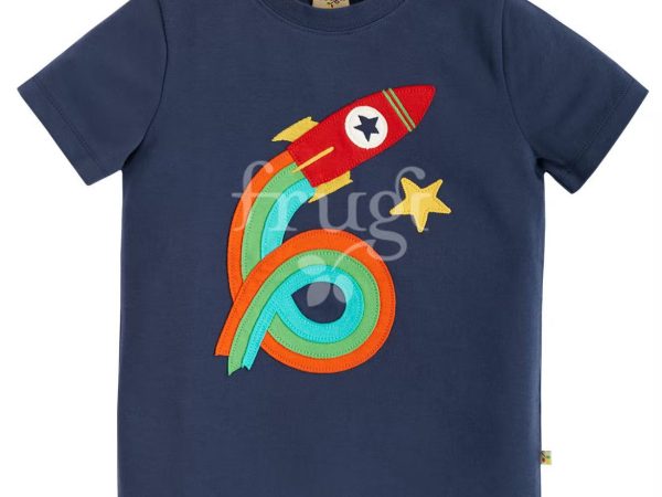 Frugi Rocket Magic Number T-Shirt 6-7 Years