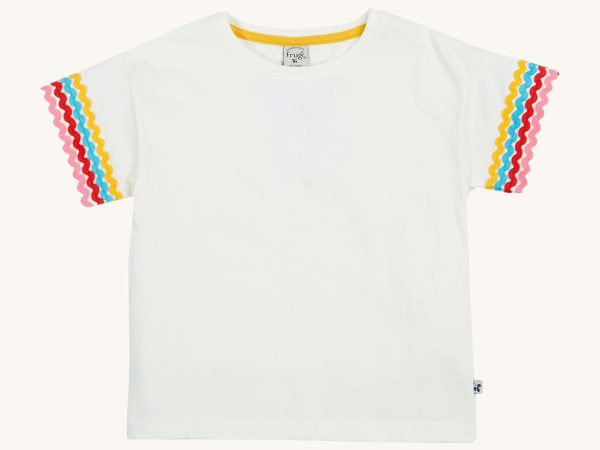 Frugi Ric Rac T-Shirt  - Rainbow