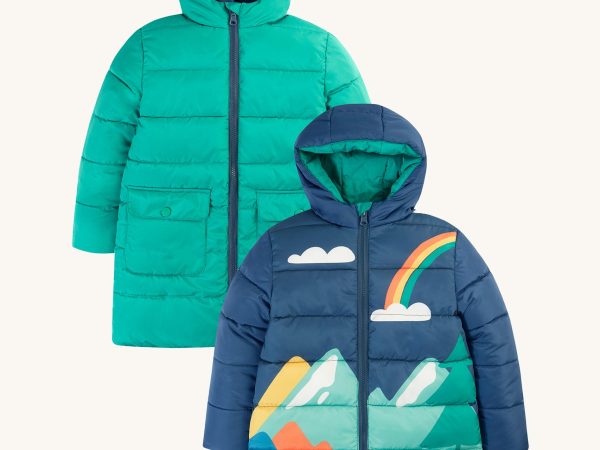 Frugi Reversible Toasty Terrain Jacket - Alpine View