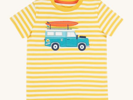 Frugi Sid Applique T-Shirt - Campervan