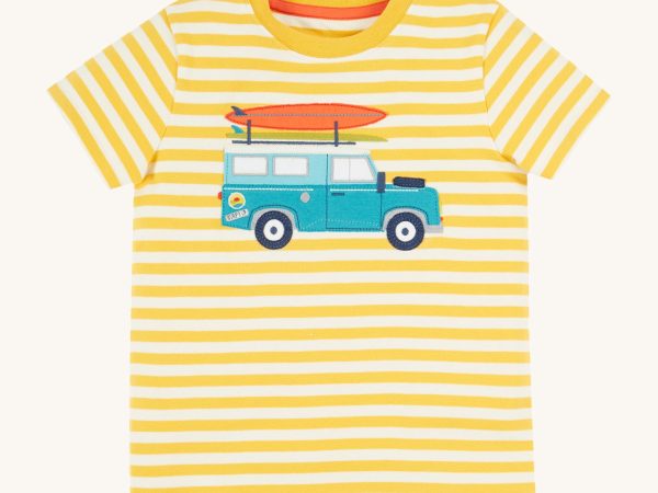 Frugi Sid Applique T-Shirt - Campervan