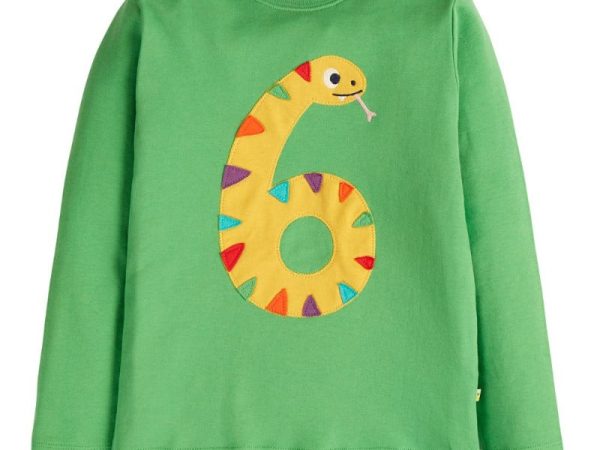 Frugi Snake Magic Number Top 6-7 Years