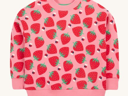 Frugi Superb Sweatshirt - Strawberry Pals