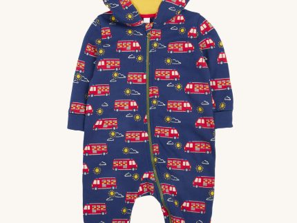 Frugi Snuggle Suit - Fire Engine