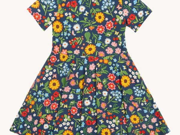 Frugi Sunshine Skater Dress - Potager Garden