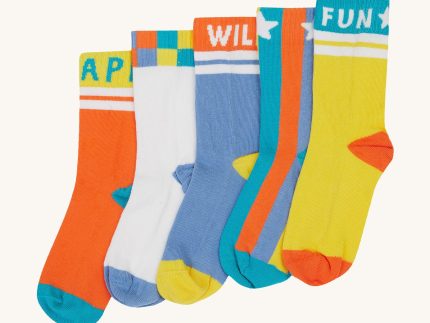 Frugi Sunnie Socks 5 Pack - Have Fun