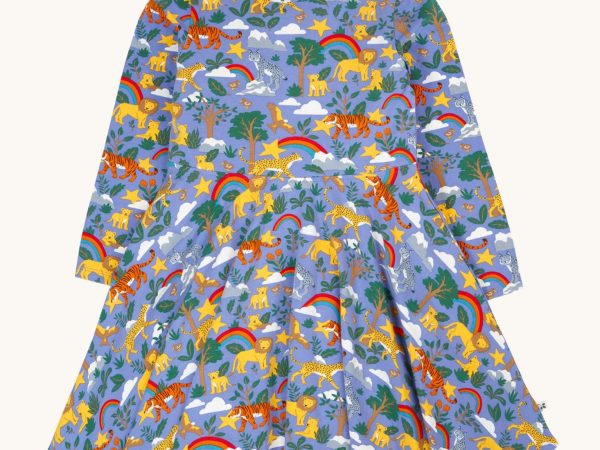 Frugi Sofia Skater Dress - Grape / Into The Wild