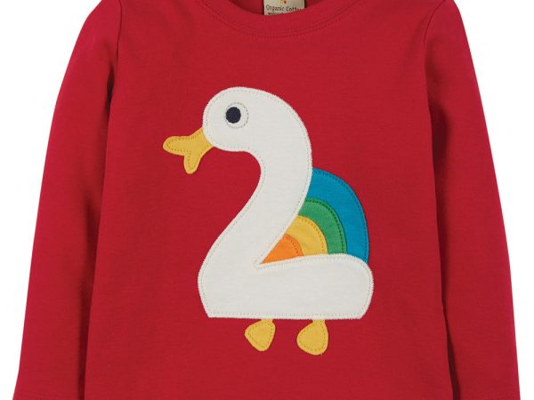 Frugi Tango Red Duck Magic Number Top 2-3 Years