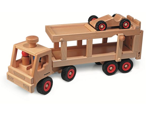 Fagus Wooden Car Transporter Lorry