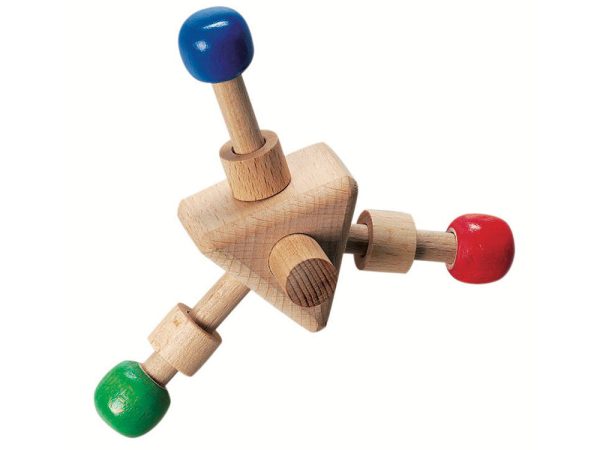 Fagus Wooden Click Click Marble Run Fidget Toy