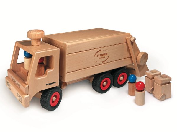 Fagus Wooden Garbage Tipper Truck