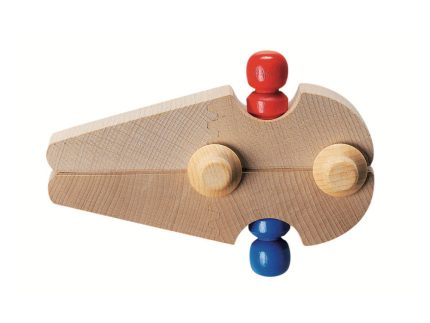 Fagus Wooden Marble Run Racer Toy