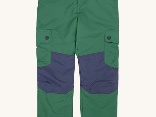 Frugi Wilderness Trousers - Holly Green / Navy