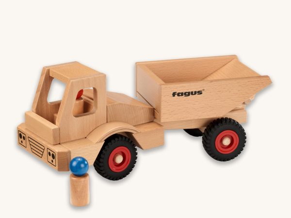 Fagus Wooden Wheels Dumper Truck