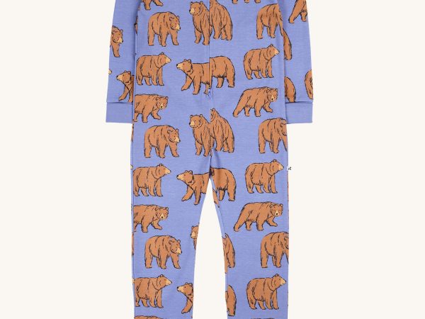 Frugi Zelah Zip Up All In One - Beary Wild