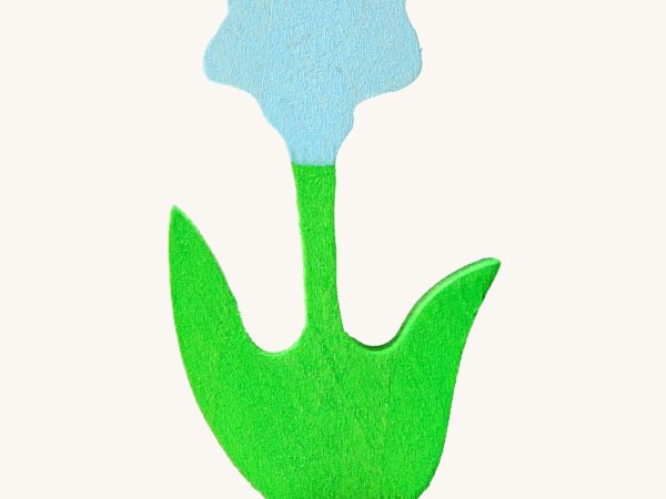 Grimm's Blue Flower Decorative Figure