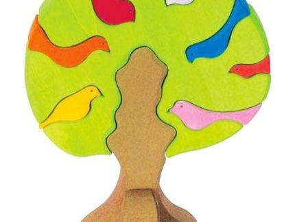 Gluckskafer Bird Tree Light Green