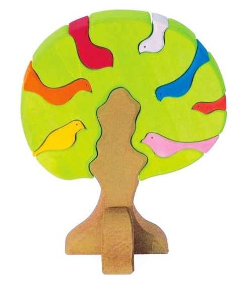 Gluckskafer Bird Tree Light Green