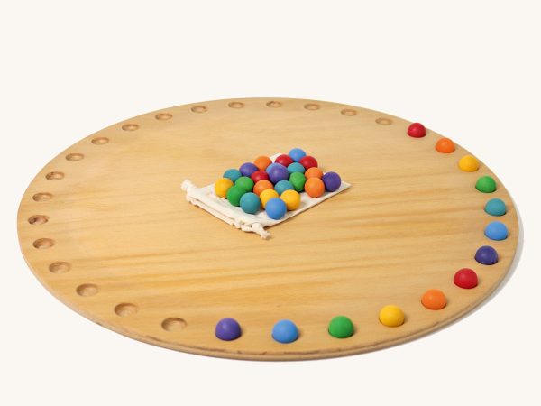 Grimm's Circular Disc & 35 Marbles