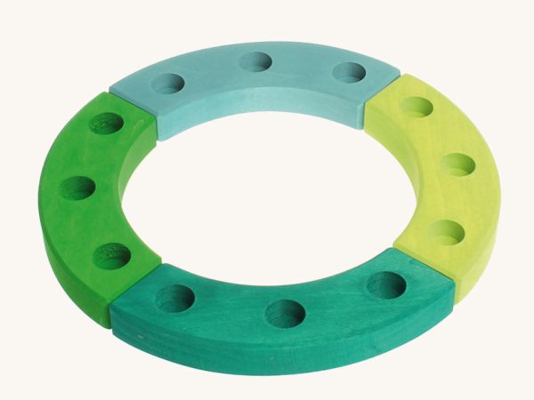 Grimm's Green-Turquoise 12-Hole Celebration Ring