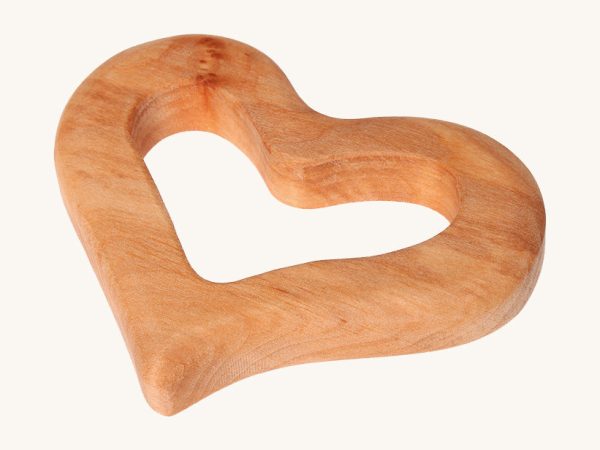 Grimm's Grasping Toy Smooth Heart