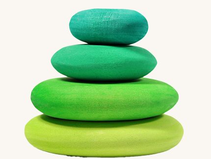 Grimm's Moss Pebbles Building Set