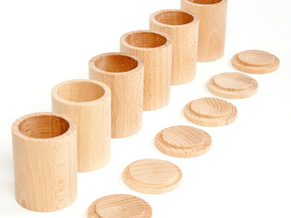 Grapat 6 Natural Cups with Lids