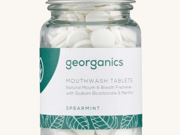 Georganics Natural Mouthwash Tablets - Spearmint