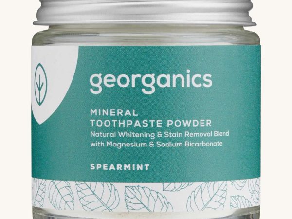 Georganics Natural Tooth Whitening Powder - Spearmint