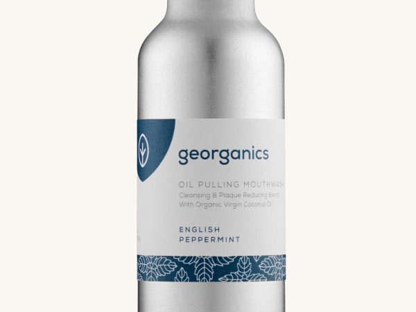 Georganics Oil Pulling Mouthwash - Peppermint 100ml