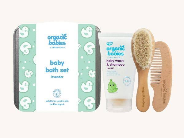 Green People Organic Babies Baby Bath Gift Set - Lavender