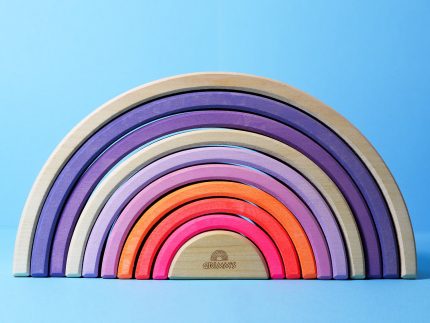 Grimm's 10 Piece Rainbow - Neon Pink