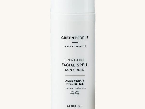 Green People Scent Free Facial SPF15 Sun Cream - 50ml