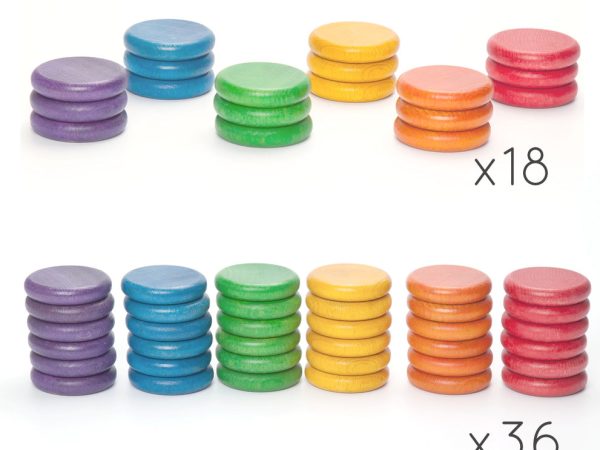 Grapat Rainbow Coins 6 Colours