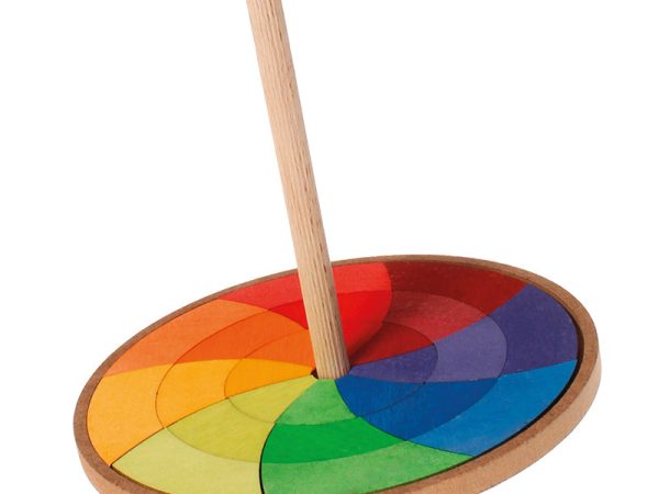 Grimm's Rainbow Hand Spinning Top