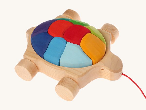 Grimm's Rainbow Turtle Pull Along