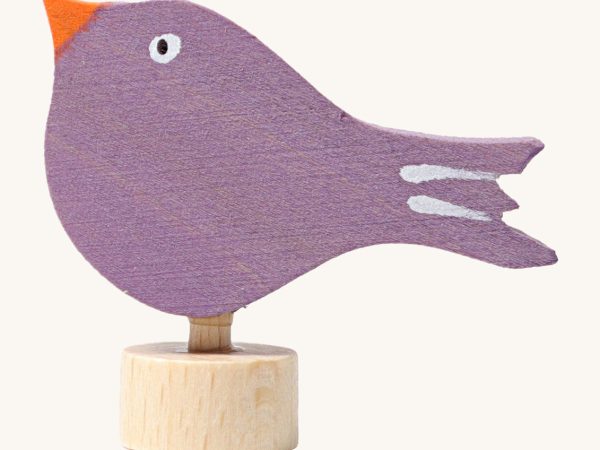 Grimm's Sitting Bird Decorative Figure