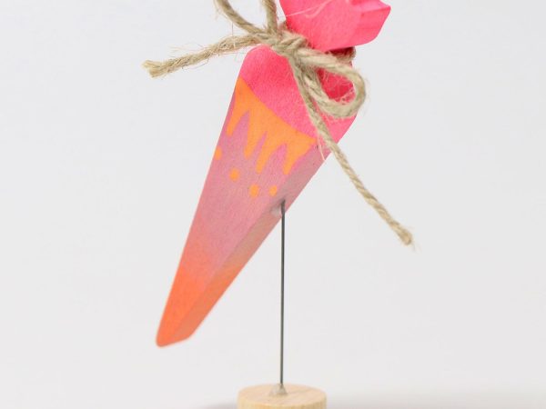 Grimm's Sweet Cone Decorative Figure - Neon Pink