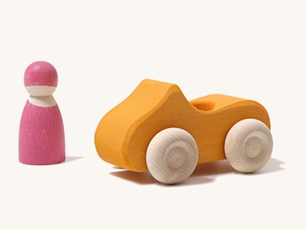 Grimm's Small Convertible Car - Yellow