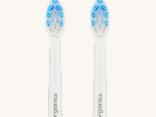Georganics Sonic Toothbrush Replacement Heads for 50000SPM - 2 Pack
