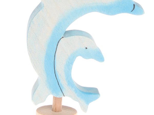 Grimm's Two Dolphins Decorative Figure