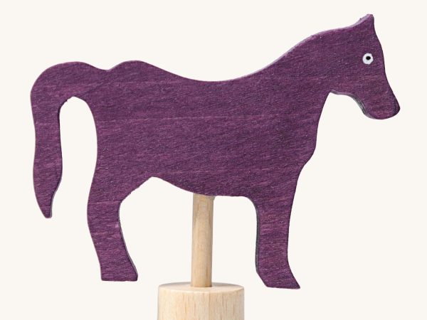 Grimm's Violet Horse Decorative Figure