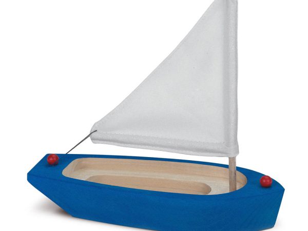 Glückskäfer Wooden Sailing Ship - Blue