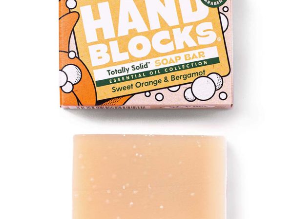 Hand Blocks Essential Oil Hand Soap Bar - Sweet Orange & Bergamot