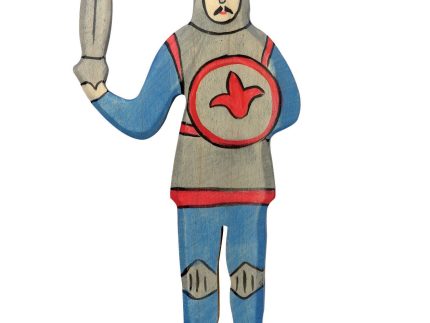 Holztiger Blue Fighting Knight